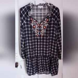 THML Medium Gingham Dress